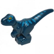 LEGO® 6256452 D BLAUW - MS-127-B LEGO® Dino Raptor Baby DONKER BLAUW