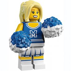 LEGO® Serie 1 N° 2 LEGO® Cheerleader - Complete Set