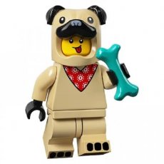 LEGO® Serie 21 N°  5 N ° 05 LEGO® Mopshond kostuum man