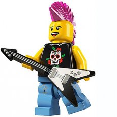 LEGO® Serie 4 N° 4 LEGO® Punk Rocker - Complete Set