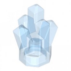 LEGO® 4243703 - 6254245 TRANS MED BLAUW - MS-27-H LEGO® gesteente 1x1 kristal 5 punten TRANSPARANT MEDIUM BLAUW
