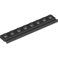 LEGO® 4286009 ZWART - L-16-E LEGO® 1x8 met geleider ZWART