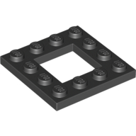 LEGO® 6058118 ZWART - L-12-F LEGO® aangepast 4x4 met 2x2 inkeping ZWART