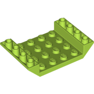 LEGO®  omgekeerde dakpan 45 graden 6x4 dubbel met 4x4 inkeping en 3 gaten LIMOEN