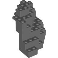 LEGO® 6138752 D GRIJS - H-50-A LEGO® rotswand DONKER GRIJS