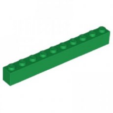 LEGO® 6249998 GROEN - L-21-G LEGO® 1x10 GROEN