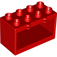 LEGO DUPLO® 6113966 ROOD - ML-9 LEGO®  DUPLO®   2x4x2 kast ROOD