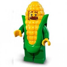 LEGO® Serie 17 N° 04 N° 04 Corn Cob Guy - Complete Set