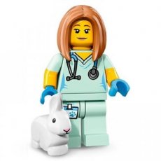 LEGO® Serie 17 N° 05 N° 05 Veterinarian - Complete Set