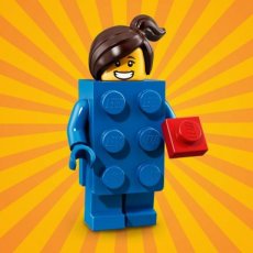 LEGO® Serie 18 N° 3 N° 03 LEGO® Meisje in LEGO® stenenpak