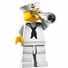 LEGO® Serie 4 N°10 LEGO® Sailor - Complete Set