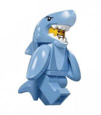 LEGO® Serie 15 N° 13 N° 13 LEGO® Shark Suit Guy - Complete Set