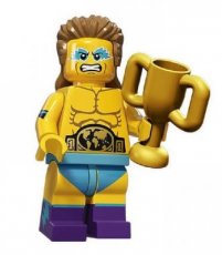 LEGO® Serie 15 N° 14 N° 14 LEGO® Wrestling Champion - Complete Set